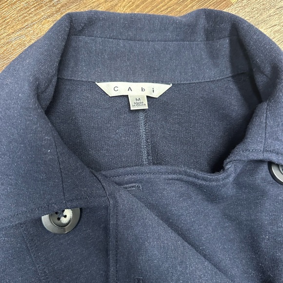 Navy lightweight coat size M - Picture 2 of 2